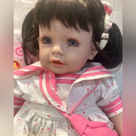 Adora Doll Baby Toddler Name Your Own Brown Hair Blue Eyes 20” - Picture 2 of 5